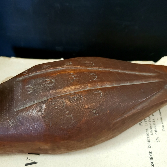 Handcarved wooden duck decoy, Cozy Cabincore, man cave, hunting lodge - Picture 9 of 11